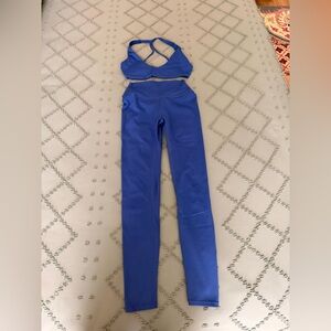 Royal blue workout set from CSB